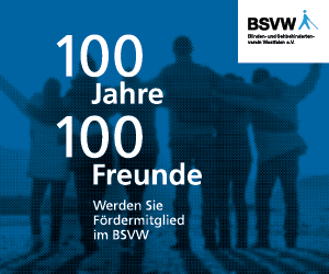 100 Jahre 100 Freunde - Werden Sie Fördermitglied im BSVW