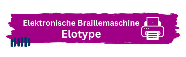 Elektronische Braillemaschine Elotype