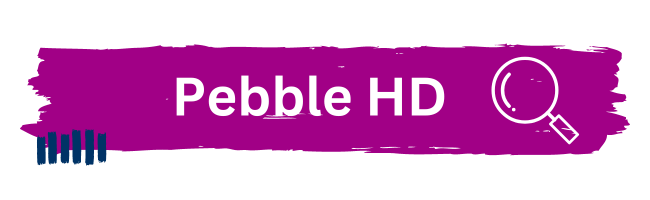 Pebble HD Überschrift